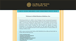 Desktop Screenshot of globalbizsolns.com
