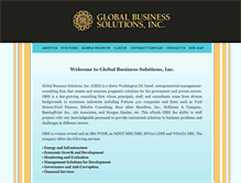 Tablet Screenshot of globalbizsolns.com
